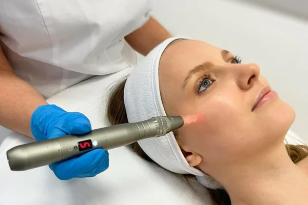 mezoterapia mikroigłowa połączona z terapią światłem led